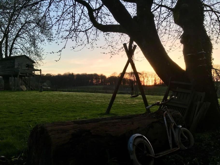 Gerestaureerde Hoeve Met Zicht Villa Durbuy Buitenkant foto